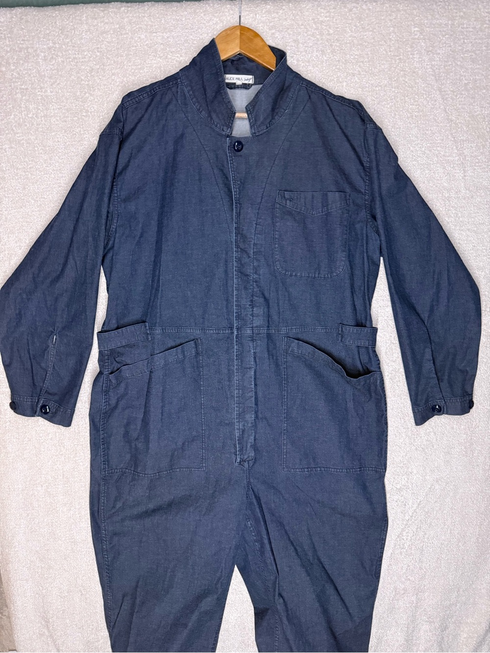 Alex Mill Indigo Blue Utility Coverall Jumpsuit – Women’s XXL